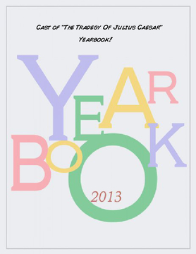 Julius Caesar Yearbook