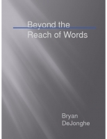 Beyond the Reach of Words