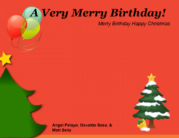 A Very Merry Birthday!