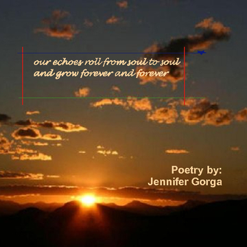 "our echoes roll from soul to soul and grow forever and forever"
