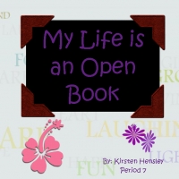 My Life is an Open Book