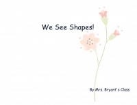 We See Shapes!