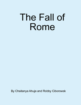 The Fall of Rome