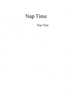 Nap Time