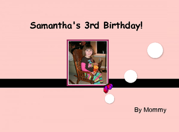 Samantha's 3rd Birthday