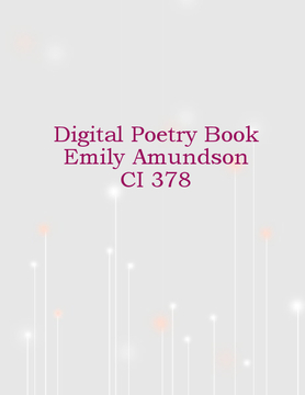 Digital Poetry Book