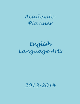 Lesson Plan Book