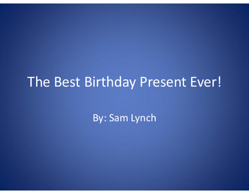 The Best Birthday Party Ever