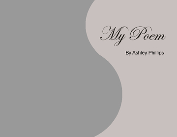 ashleys book of poetry