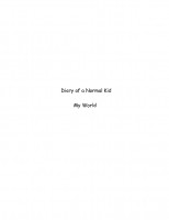 Diary of a Normal Kid