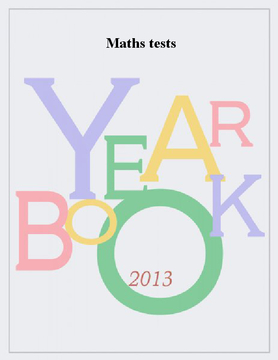 Maths tests