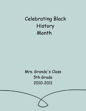 Celebrating Black History Month