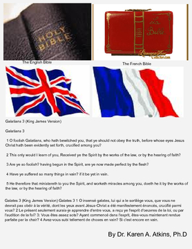 The Book Of Galatians In English & French
