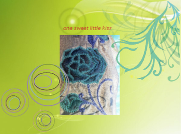 one sweet little kiss