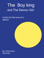 The boy,  king of the savanna and the demon girl