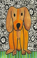 Groovy Gal Art Journal: Puppy
