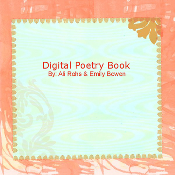 Digital Poetry Book