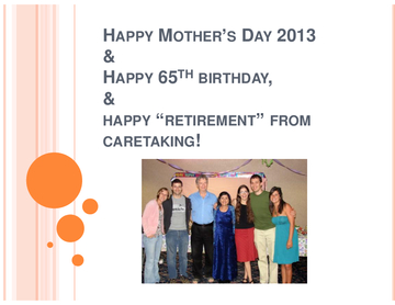 Happy Mother's Day! (2013)