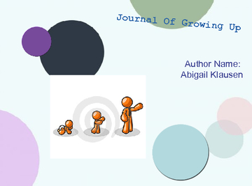 Journal Of Growing Up