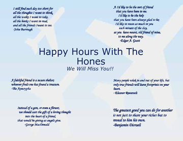 Happy Hours with the Hones