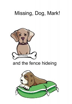 Missing,Dog, Mark!