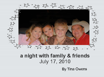 A night with family in Geronimo