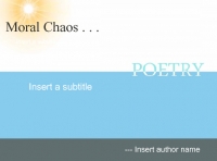 Moral Chaos