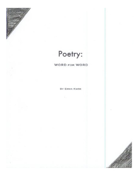 Poetry:  Word for Word