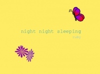 night night sleeping beauty