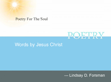 Poetry For The Soul
