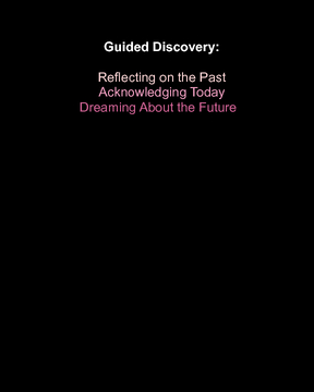 Guided Discovery: Acknowledging Today