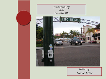 Flat Stanley's Visit to Encinitas, CA