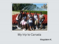 My trip to Canada