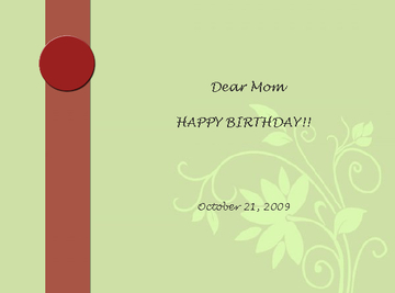 Mom's 60th Birthday