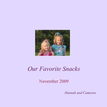 Our Favorite Healthy Snacks