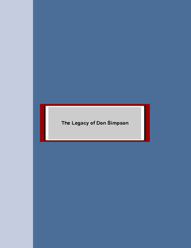 Legacy of Don Simpson