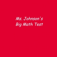 Miss Jones Is Giving a Test