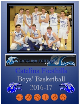 CFHS Boys Basketball 2016-17