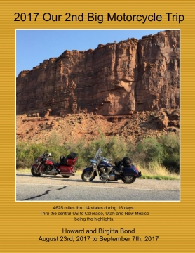2017 Our 2nd Big Motorcycle Trip Across the USA