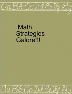 Math Strategies Galore!