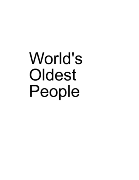 World's Oldest People