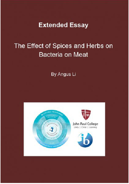 The Effect of Spices and Herbs on Bacteria on Meat