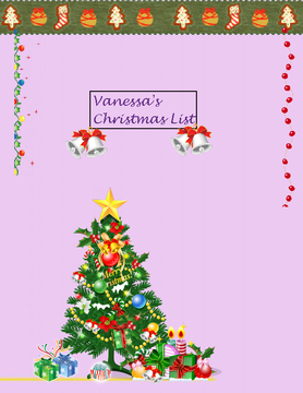 Vanessa's Christmas List