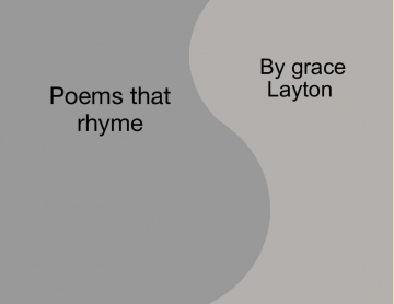 Poems that rhyme