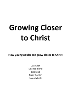 Growing Closer to Christ
