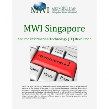 MWI Singapore and the Information Technology (IT) Revolution