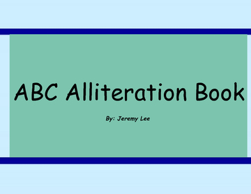 ABC Alliteration Book of Animals