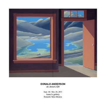 Donald Anderson, An Artist's Gift