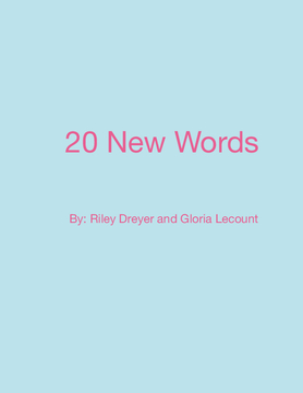 20 New Words