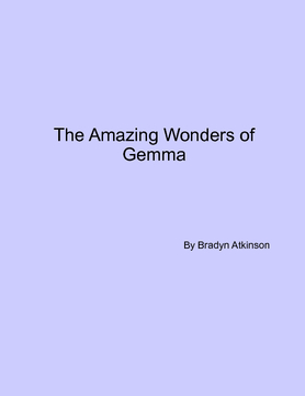 The Amazing Wonders of Gemma